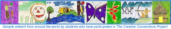 Artwork by students who have participated in The Creative Connections Project